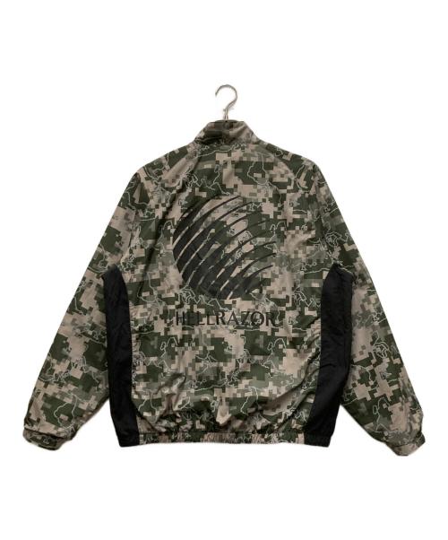 UMBRO（アンブロ）UMBRO (アンブロ) HELLRAZOR (ヘルレイザー) NEW WORLD DIGITAL CAMO REVERSIBLE JACKET ブラック サイズ:Lの古着・服飾アイテム