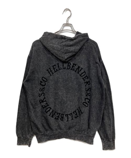HELLBENDERS&CO（ヘルベンダース アンド コー）HELLBENDERS&CO (ヘルベンダース アンド コー) Wash Hooded ブラック サイズ:Mの古着・服飾アイテム