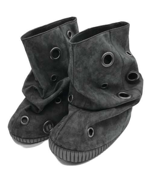 YELLO（イエロ）YELLO (イエロ) MERCURIO SHORT BOOTS ブラック サイズ:Lの古着・服飾アイテム