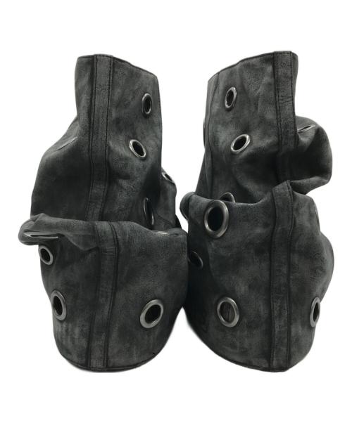 YELLO（イエロ）YELLO (イエロ) MERCURIO SHORT BOOTS ブラック サイズ:Lの古着・服飾アイテム