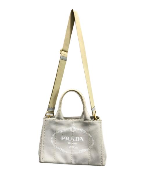 PRADA（プラダ）PRADA (プラダ) カナパS 2wayバッグ グレーの古着・服飾アイテム