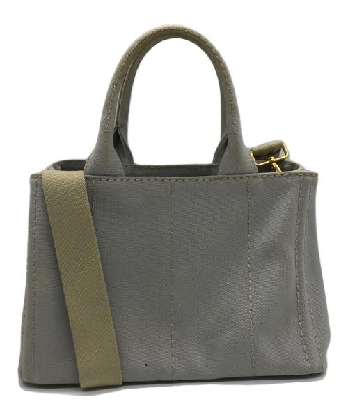 PRADA（プラダ）PRADA (プラダ) カナパS 2wayバッグ グレーの古着・服飾アイテム