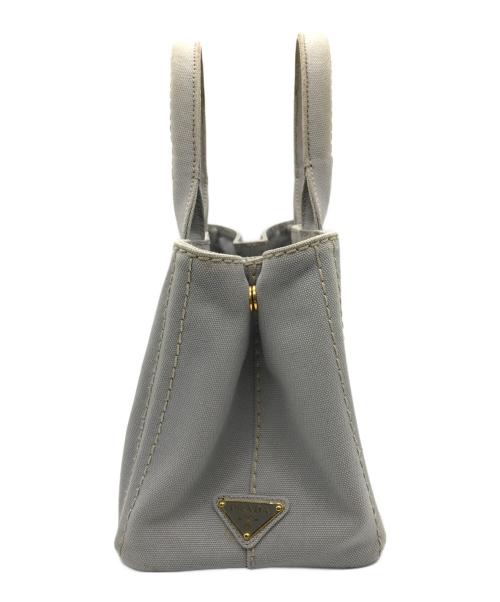 PRADA（プラダ）PRADA (プラダ) カナパS 2wayバッグ グレーの古着・服飾アイテム