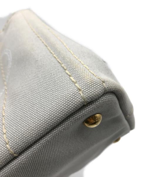 PRADA（プラダ）PRADA (プラダ) カナパS 2wayバッグ グレーの古着・服飾アイテム