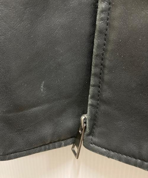 GIVENCHY（ジバンシィ）GIVENCHY (ジバンシィ) バイカーレザージャケット ブラック サイズ:52の古着・服飾アイテム