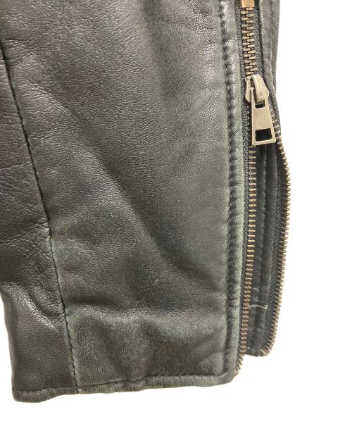 GIVENCHY（ジバンシィ）GIVENCHY (ジバンシィ) バイカーレザージャケット ブラック サイズ:52の古着・服飾アイテム