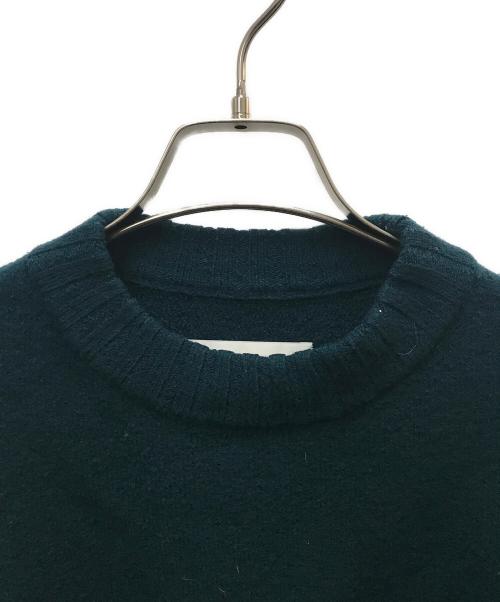JIL SANDER（ジルサンダー）JIL SANDER (ジルサンダー) サイドスリットオーバーサイズニット グリーン サイズ:46の古着・服飾アイテム