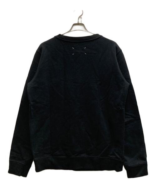 Maison Margiela（メゾンマルジェラ）Maison Margiela (メゾンマルジェラ) クルーネックスウェット ブラック サイズ:52の古着・服飾アイテム