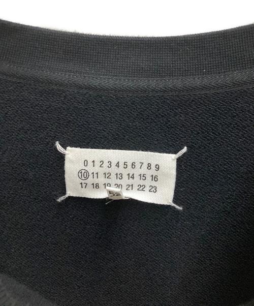 Maison Margiela（メゾンマルジェラ）Maison Margiela (メゾンマルジェラ) クルーネックスウェット ブラック サイズ:52の古着・服飾アイテム