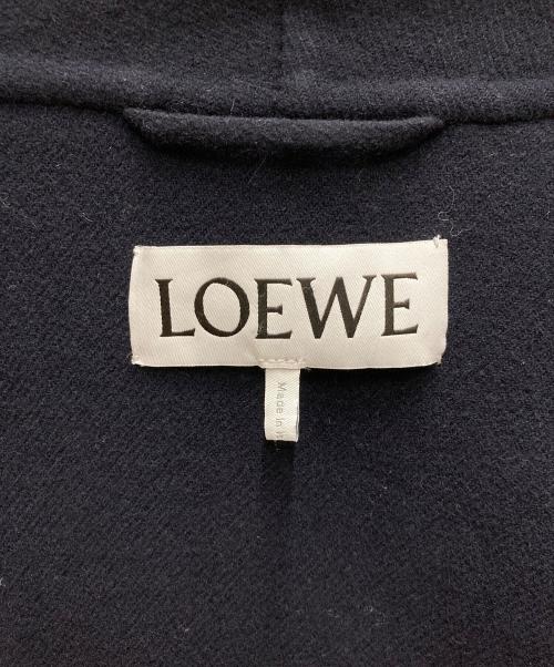 LOEWE（ロエベ）LOEWE (ロエベ) カシミヤブレンドショールカラーコート ネイビー サイズ:52の古着・服飾アイテム