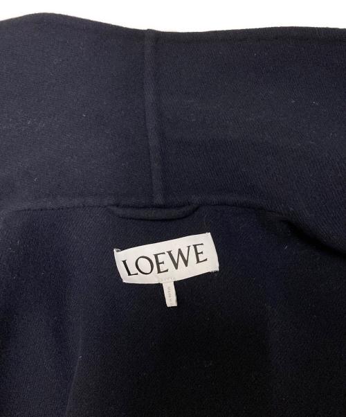 LOEWE（ロエベ）LOEWE (ロエベ) カシミヤブレンドショールカラーコート ネイビー サイズ:52の古着・服飾アイテム