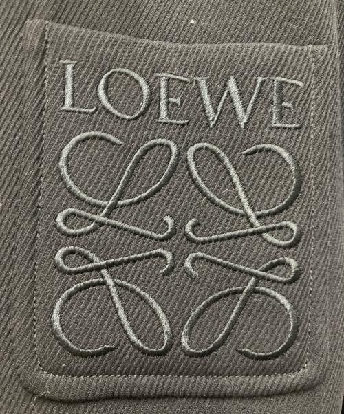 LOEWE（ロエベ）LOEWE (ロエベ) Anagram Pocket Overshirt ブラック サイズ:46の古着・服飾アイテム