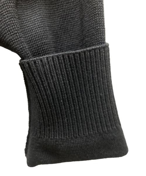 AMI Alexandre Mattiussi（アミアレクサンドルマテュッシ）AMI Alexandre Mattiussi (アミアレクサンドルマテュッシ) ハートロゴ刺繍カーディガン ブラック サイズ:XLの古着・服飾アイテム