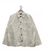 CABANキャバン）の古着「コットンオーバーサイズシャツ」｜ホワイト