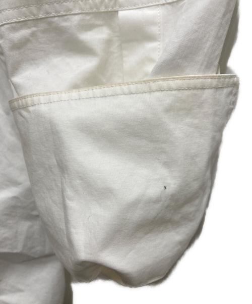 CABAN（キャバン）CABaN (キャバン) コットンオーバーサイズシャツ ホワイト サイズ:Lの古着・服飾アイテム