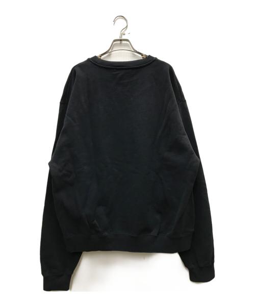 Acne studios（アクネ ストゥディオズ）Acne studios (アクネ ストゥディオズ) ルミナスロゴスウェット ブラック サイズ:Lの古着・服飾アイテム