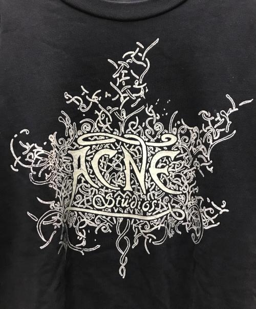 Acne studios（アクネ ストゥディオズ）Acne studios (アクネ ストゥディオズ) ルミナスロゴスウェット ブラック サイズ:Lの古着・服飾アイテム