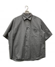 SOPHNET.（ソフネット）の古着「SUMMER STRETCH WOOL S/S SHIRT」｜グレー