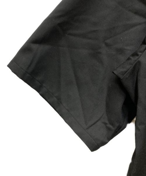 SOPHNET.（ソフネット）SOPHNET. (ソフネット) SUMMER STRETCH WOOL S/S SHIRT ブラック サイズ:Lの古着・服飾アイテム