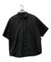 SOPHNET.（ソフネット）の古着「SUMMER STRETCH WOOL S/S SHIRT」｜ブラック