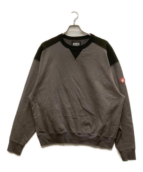 C.E（シーイー）C.E (シーイー) PANEL SHOULDER CREW NECK グレー サイズ:Lの古着・服飾アイテム