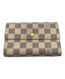 LOUIS VUITTON（ルイ ヴィトン）の古着「3つ折り財布」｜ベージュ