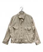 Engineered Garmentsエンジニアドガーメンツ）の古着「Trucker Jacket M-CL Java Cloth」｜ベージュ