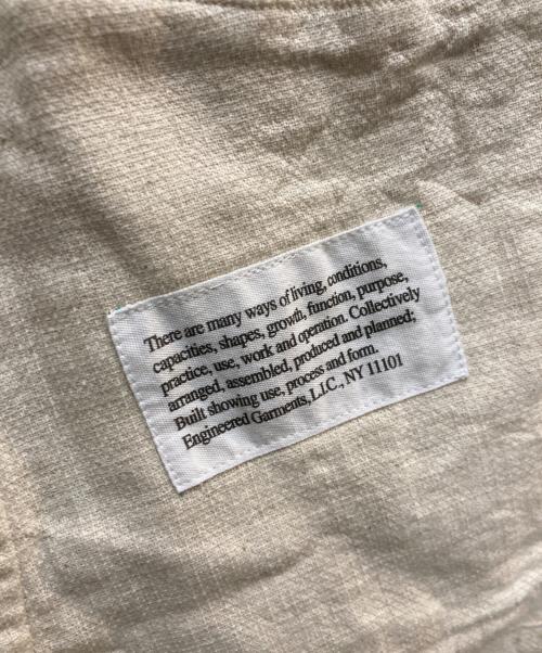 Engineered Garments（エンジニアドガーメンツ）Engineered Garments (エンジニアドガーメンツ) Trucker Jacket M-CL Java Cloth ベージュ サイズ:Sの古着・服飾アイテム