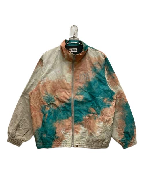 A BATHING APE（ア ベイシング エイプ）A BATHING APE (ア ベイシング エイプ) TYE DYE TRACK JACKET ブルー×ピンク サイズ:Lの古着・服飾アイテム