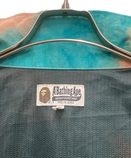 A BATHING APE（ア ベイシング エイプ）A BATHING APE (ア ベイシング エイプ) TYE DYE TRACK JACKET ブルー×ピンク サイズ:Lの古着・服飾アイテム