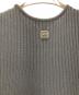 中古・古着 ARMANI EXCHANGE (アルマーニ エクスチェンジ) ミニメタルロゴ付き ニットワンピース ブラック サイズ:S：7000円