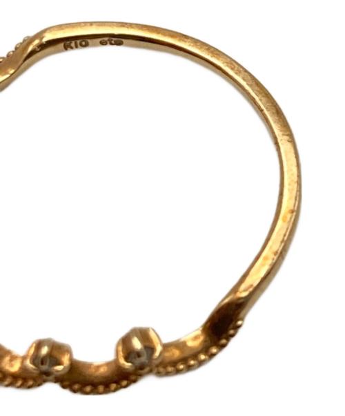 ete（エテ）ete (エテ) ダイヤモンドクラウンリング ゴールド サイズ:９号の古着・服飾アイテム