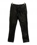 ANN DEMEULEMEESTERアンドゥムルメステール）の古着「コットンパンツ」｜ブラック