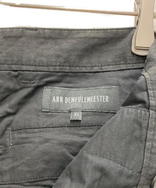 ANN DEMEULEMEESTER（アンドゥムルメステール）ANN DEMEULEMEESTER (アンドゥムルメステール) コットンパンツ ブラック サイズ:XSの古着・服飾アイテム
