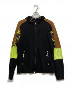 EMPORIO ARMANIエンポリオ アルマーニ）の古着「ジップパーカー」｜ブラック×グリーン