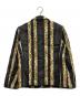 tricot COMME des GARCONS (トリココムデギャルソン) 花柄ストライプデニムテーラードジャケット ブラック サイズ:M：18000円