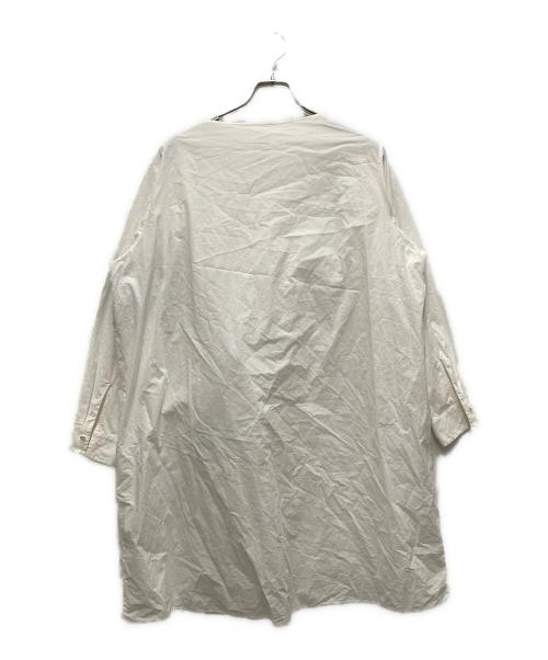 MM6 Maison Margiela（エムエムシックスメゾンマルジェラ）MM6 Maison Margiela (エムエムシックスメゾンマルジェラ) 切替ワンピース ホワイト サイズ:40の古着・服飾アイテム