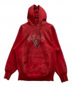 Championチャンピオン）の古着「90's NYACラバープリントパーカー」｜レッド