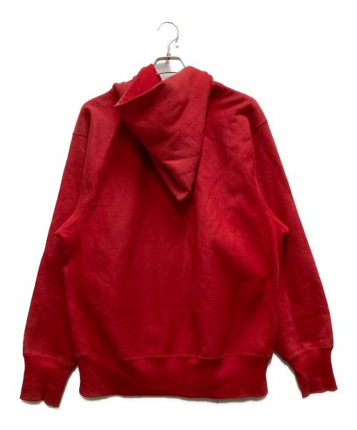 Champion（チャンピオン）Champion (チャンピオン) 90's NYACラバープリントパーカー レッド サイズ:XLの古着・服飾アイテム