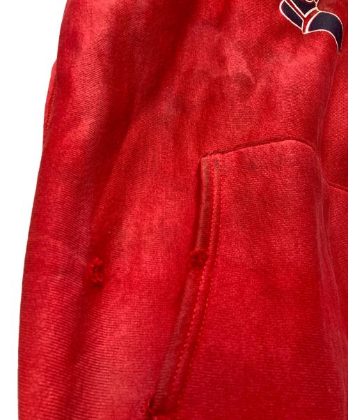 Champion（チャンピオン）Champion (チャンピオン) 90's NYACラバープリントパーカー レッド サイズ:XLの古着・服飾アイテム