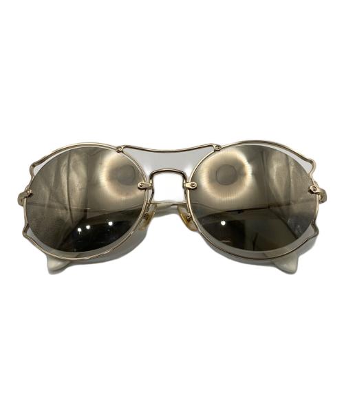 MIU MIU（ミュウミュウ）MIU MIU (ミュウミュウ) サングラス グレー サイズ:57□19の古着・服飾アイテム