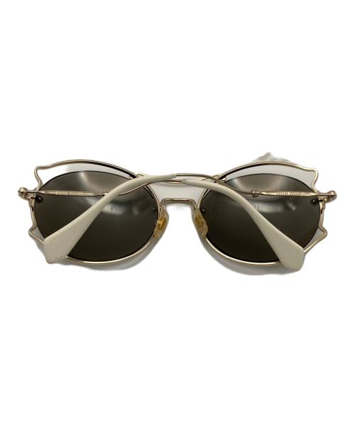 MIU MIU（ミュウミュウ）MIU MIU (ミュウミュウ) サングラス グレー サイズ:57□19の古着・服飾アイテム