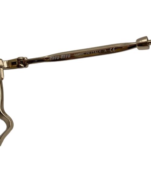 MIU MIU（ミュウミュウ）MIU MIU (ミュウミュウ) サングラス グレー サイズ:57□19の古着・服飾アイテム