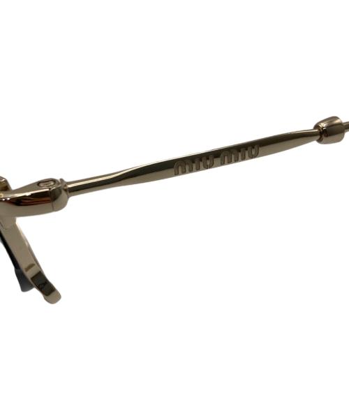 MIU MIU（ミュウミュウ）MIU MIU (ミュウミュウ) サングラス グレー サイズ:57□19の古着・服飾アイテム