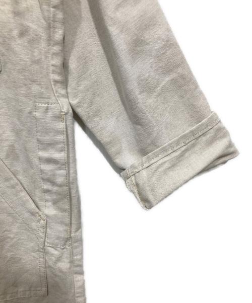 LE LABOUREUR（ル ラブルール）LE LABOUREUR (ル ラブルール) リネンコート ベージュ サイズ:不明の古着・服飾アイテム