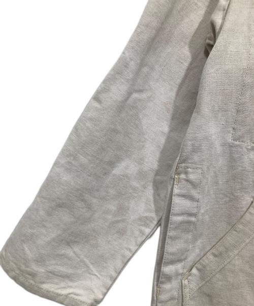 LE LABOUREUR（ル ラブルール）LE LABOUREUR (ル ラブルール) リネンコート ベージュ サイズ:不明の古着・服飾アイテム