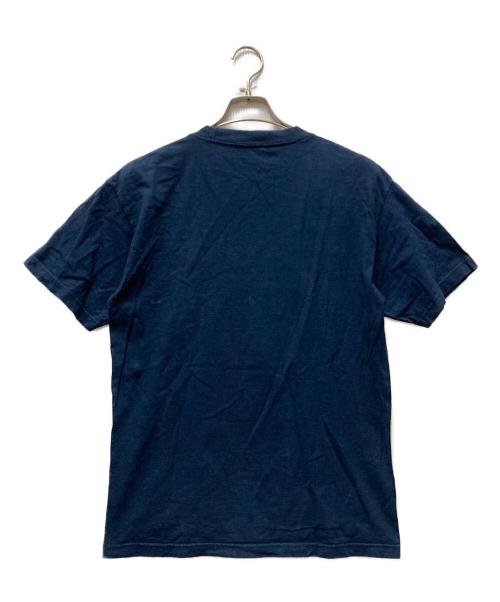 HOOK-UPS（フックアップス）HOOK-UPS (フックアップス) 00's プリントtシャツ ネイビー サイズ:Mの古着・服飾アイテム