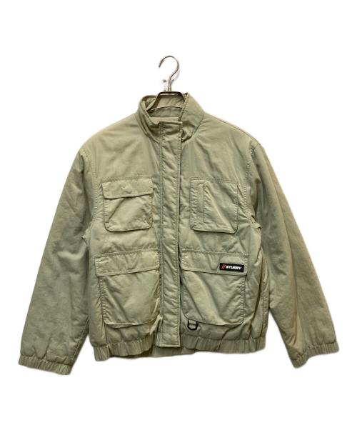 stussy（ステューシー）stussy (ステューシー) Reggie Tech Jacket グリーン サイズ:Sの古着・服飾アイテム