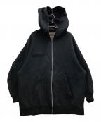 FUMITO GANRYUフミトガンリュウ）の古着「ジップパーカー」｜ブラック