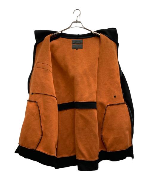 FUMITO GANRYU（フミトガンリュウ）FUMITO GANRYU (フミトガンリュウ) ジップパーカー ブラック サイズ:3の古着・服飾アイテム
